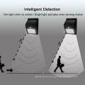 Iluminación al aire libre Impermeable 48 LED Lámpara de montaje en pared de alto lumen Luz de la noche Luz de sensor de movimiento accionado solar